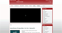 Desktop Screenshot of isrjournals.com