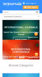 Mobile Screenshot of isrjournals.org
